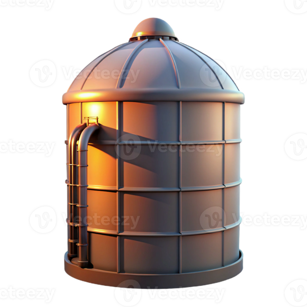 vibrant artistic Silo at Dawn Cutout exclusive png