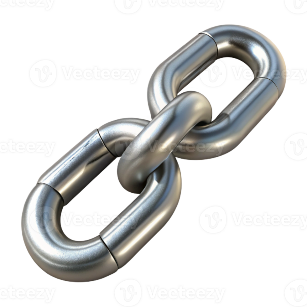 elegant artistic Silver Chain Isolated Element genuine png