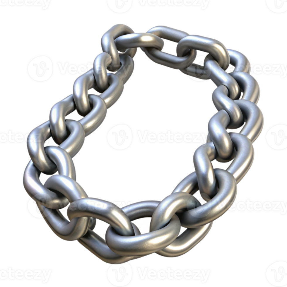 serene vintage Silver Chain Necklace Cutout premium png