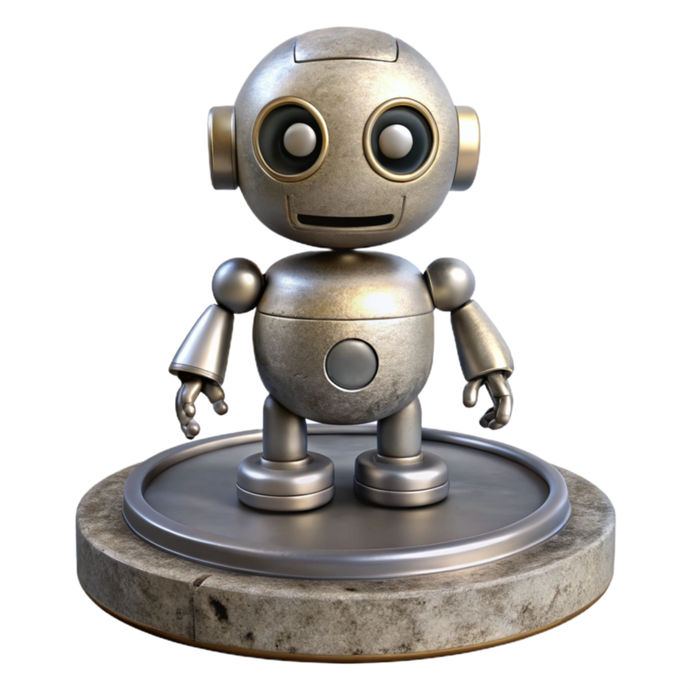 stunning rustic Silver Robotic Platform with Sensors Cutout premium png