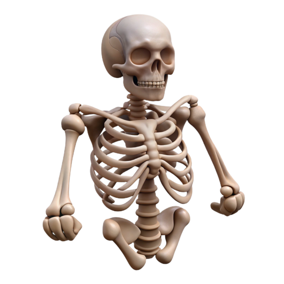 magnificent rustic Skeleton Bones Structure Isolated genuine png