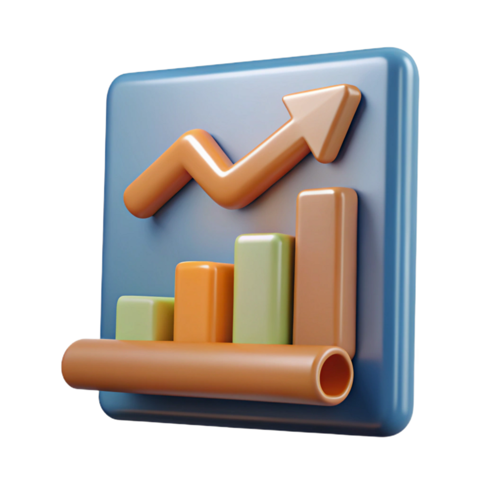 dramatic rustic Skill Development Chart Upward Arrow Isolated high quality png