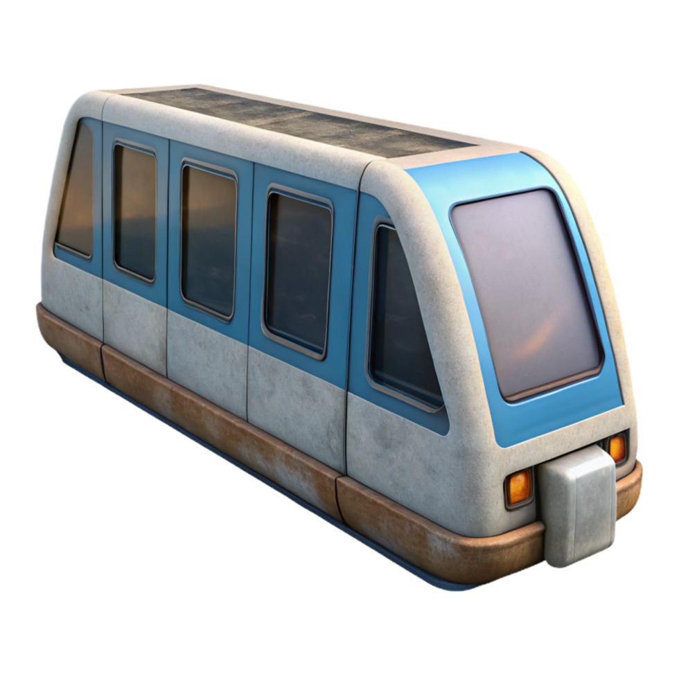 extraordinary abstract Skytrain Side View Cutout with Transparent Background authentic png