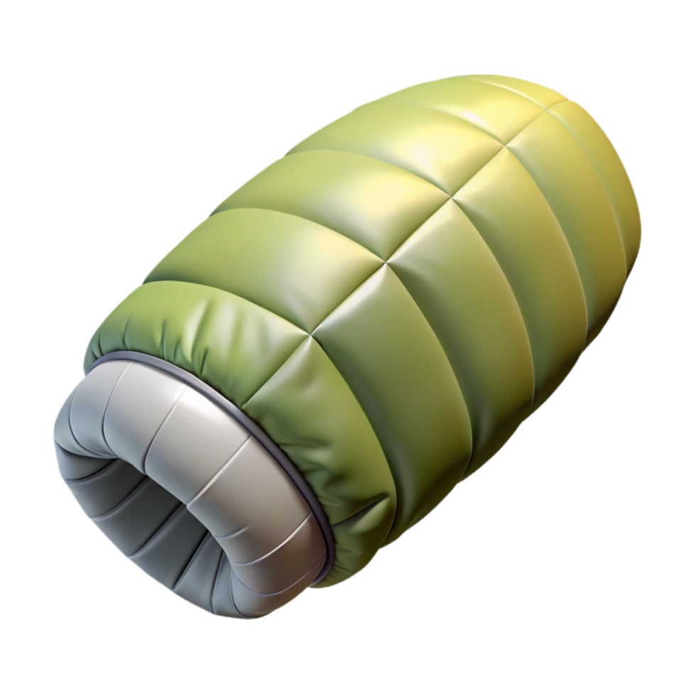 serene traditional Sleeping Bag with Compression Sack Isolated high resolution png