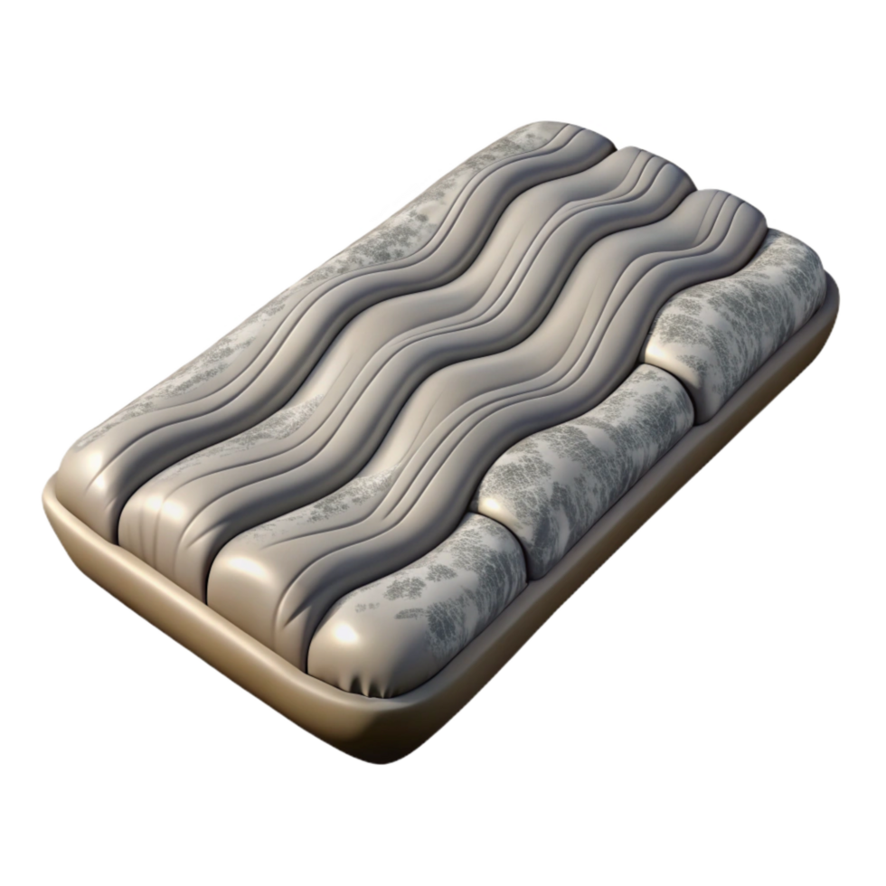 vibrant minimalist Sleeping Pad Inflated Isolated exclusive png