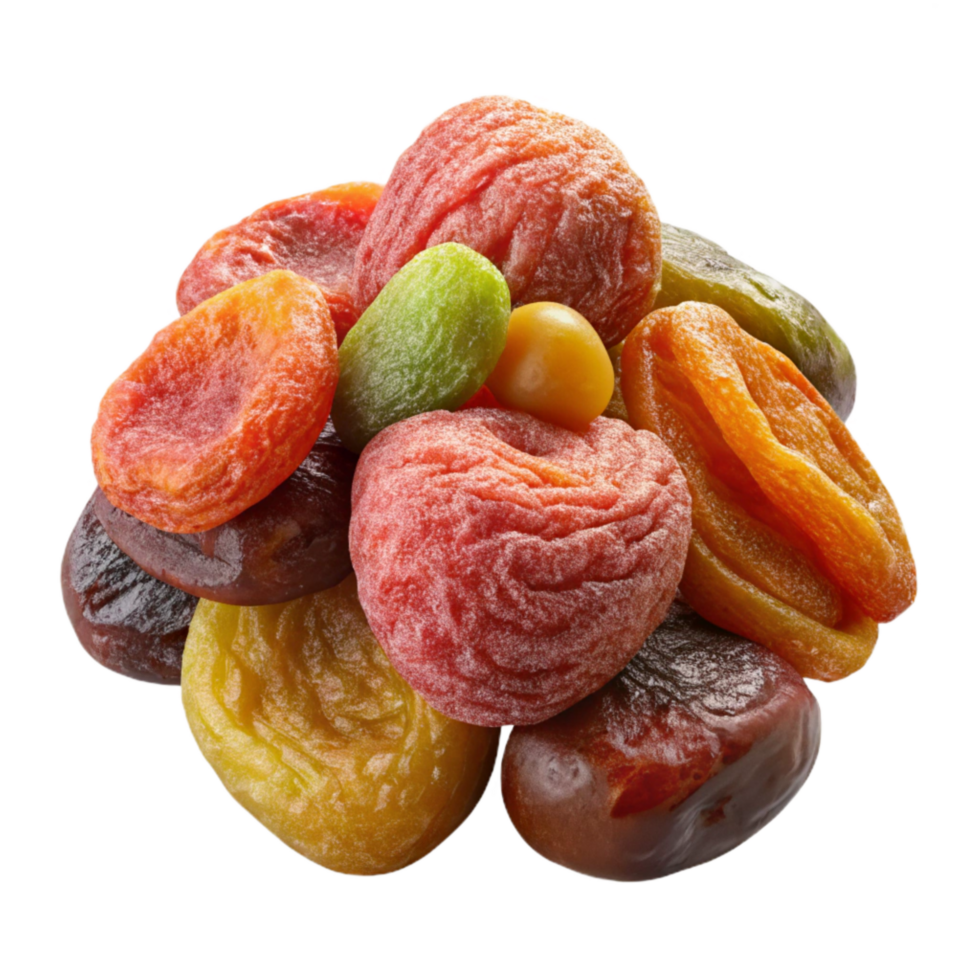 extraordinary rustic Small Batch Dried Fruit Mix Colorful Transparent Background premium png