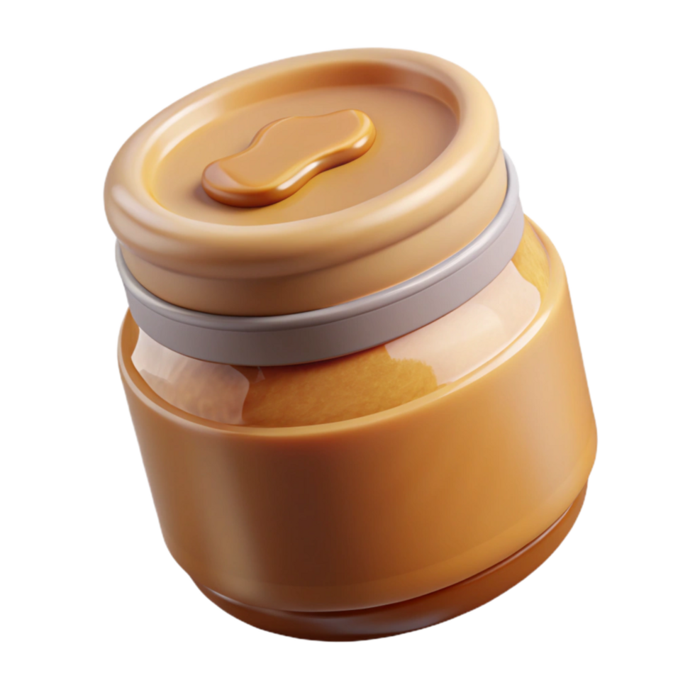 extraordinary abstract Small Batch Peanut Butter Jar with Lid Cutout exclusive png