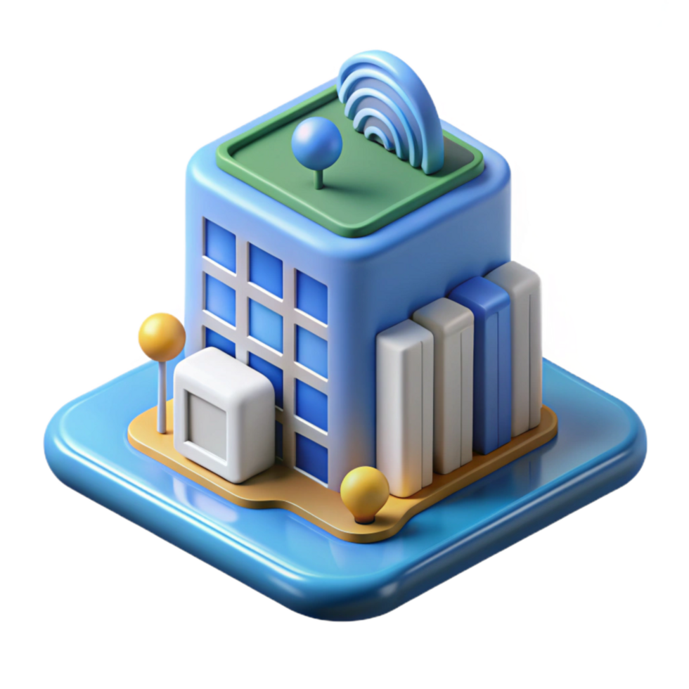 magnificent rustic Smart Building Management System Interface Isolated genuine png