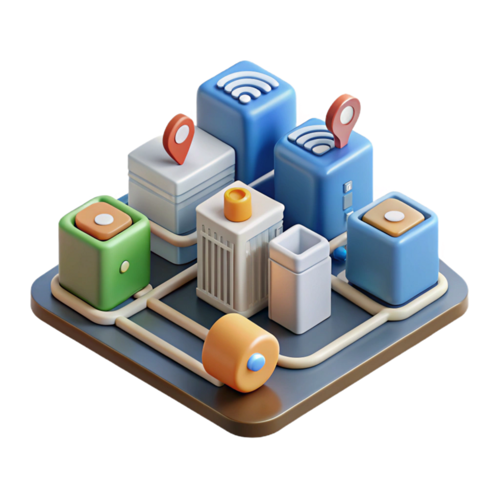 extraordinary classic Smart City Sensor Network Diagram Cutout high resolution png