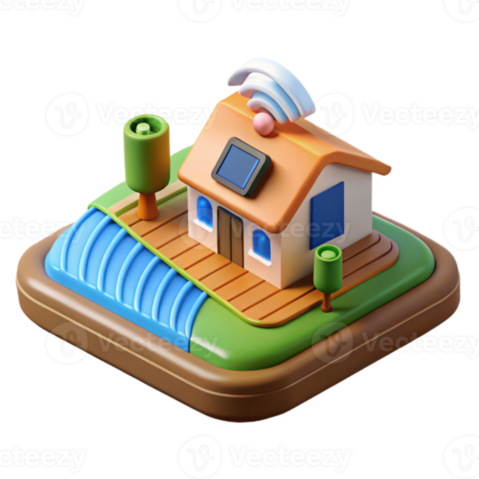 wonderful abstract Smart Farm Sensor Monitoring Water Levels Cutout original png