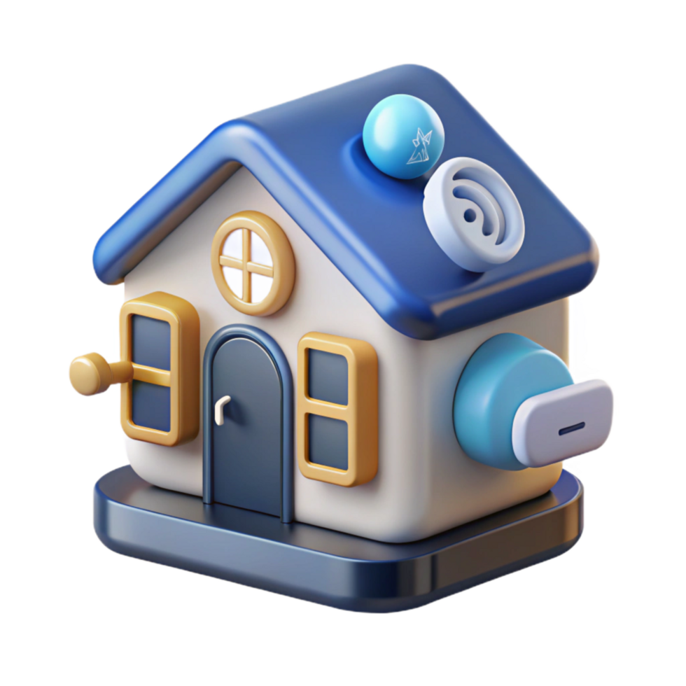 impressive traditional Smart Home Technology System Transparent Background high resolution png