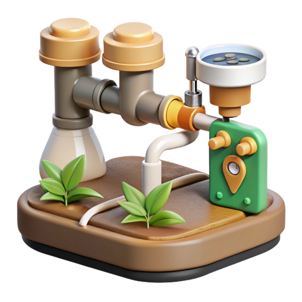 magnificent artistic Smart Irrigation System with Soil Moisture Sensors Cutout exclusive png
