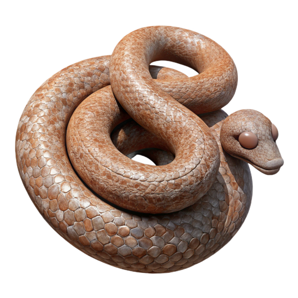 extraordinary classic Snake Coiled Cutout Element genuine png