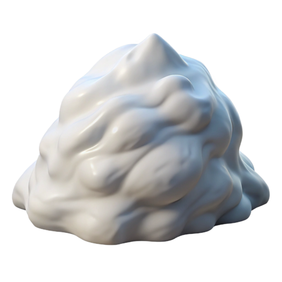 serene vintage Snowdrift Formation Windswept Look Isolated Element original png