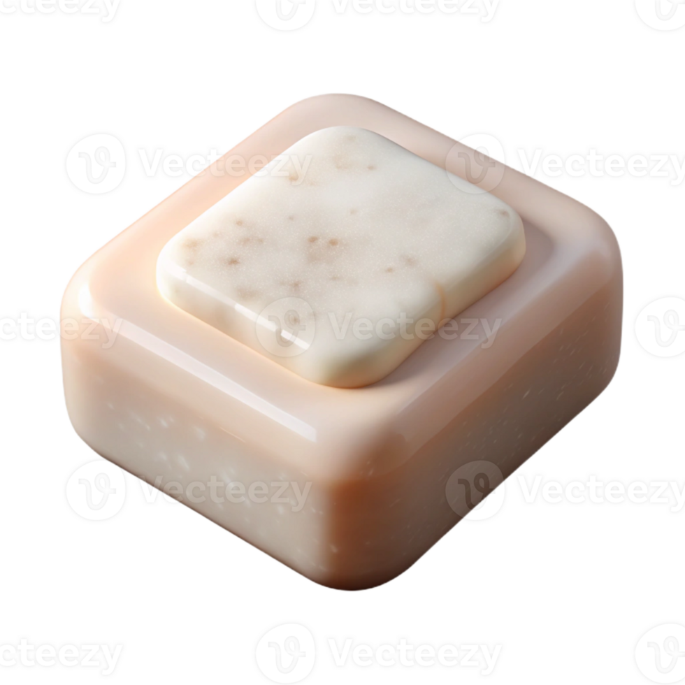 beautiful rustic Soap Bar White Color Transparent Background genuine png