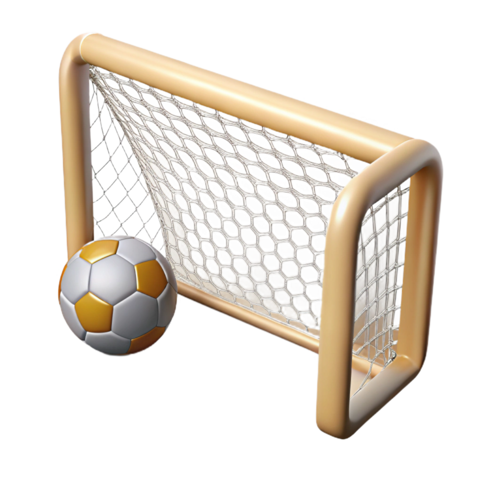 beautiful modern Soccer Goal Net Close Up Transparent Background original png
