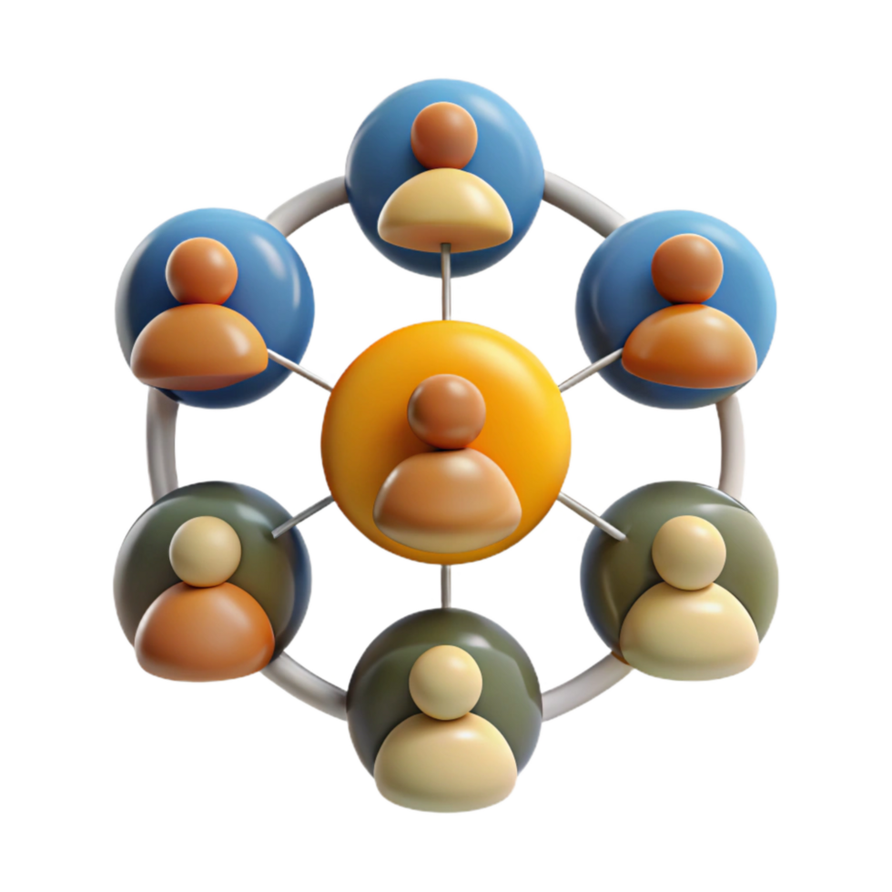 dramatic artistic Social Media Marketing Icon Transparent Background professional png