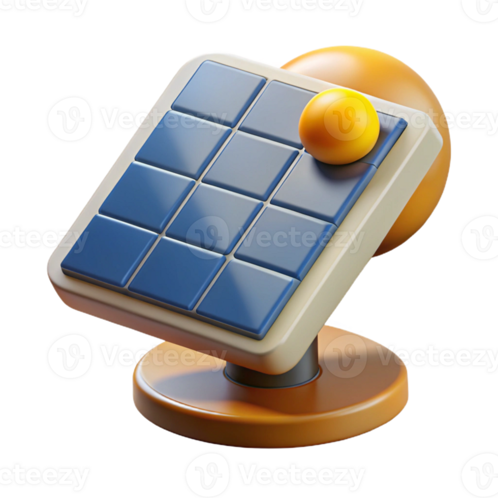 magnificent abstract Solar Energy Concept Illustration Isolated professional png