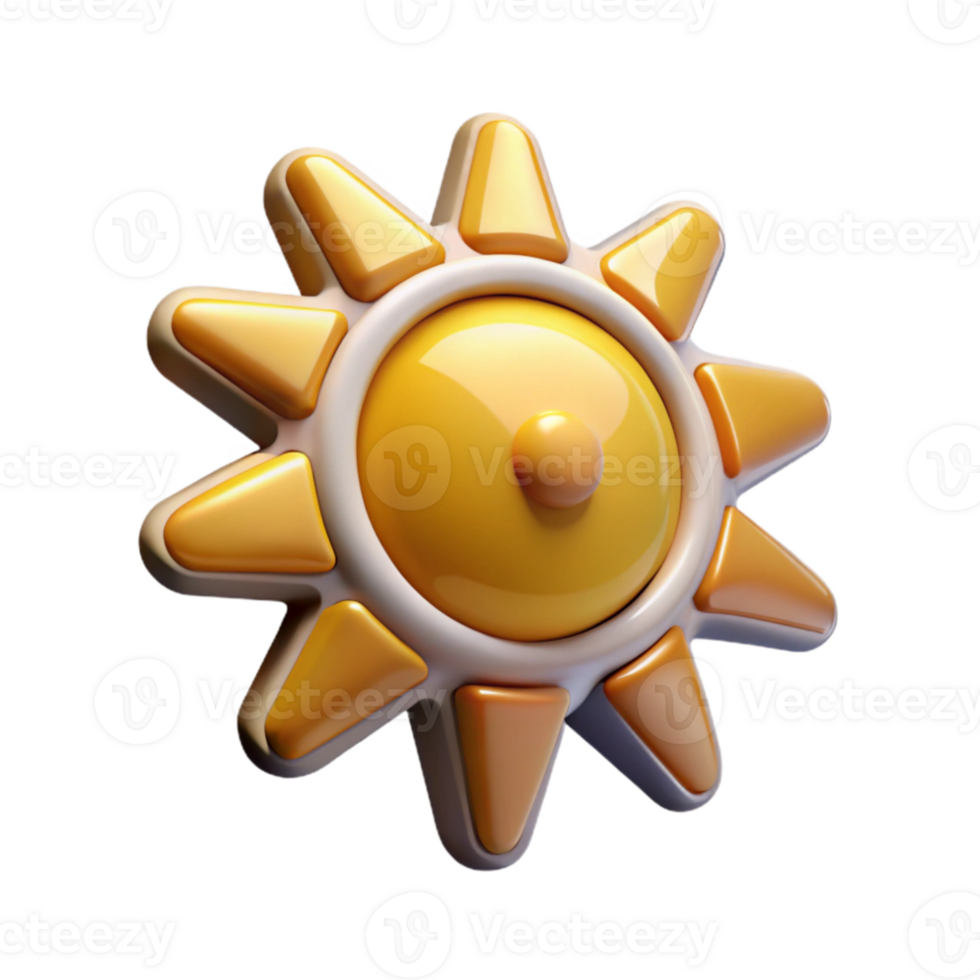 wonderful artistic Solar Energy Symbol Sun Icon Transparent Background original png