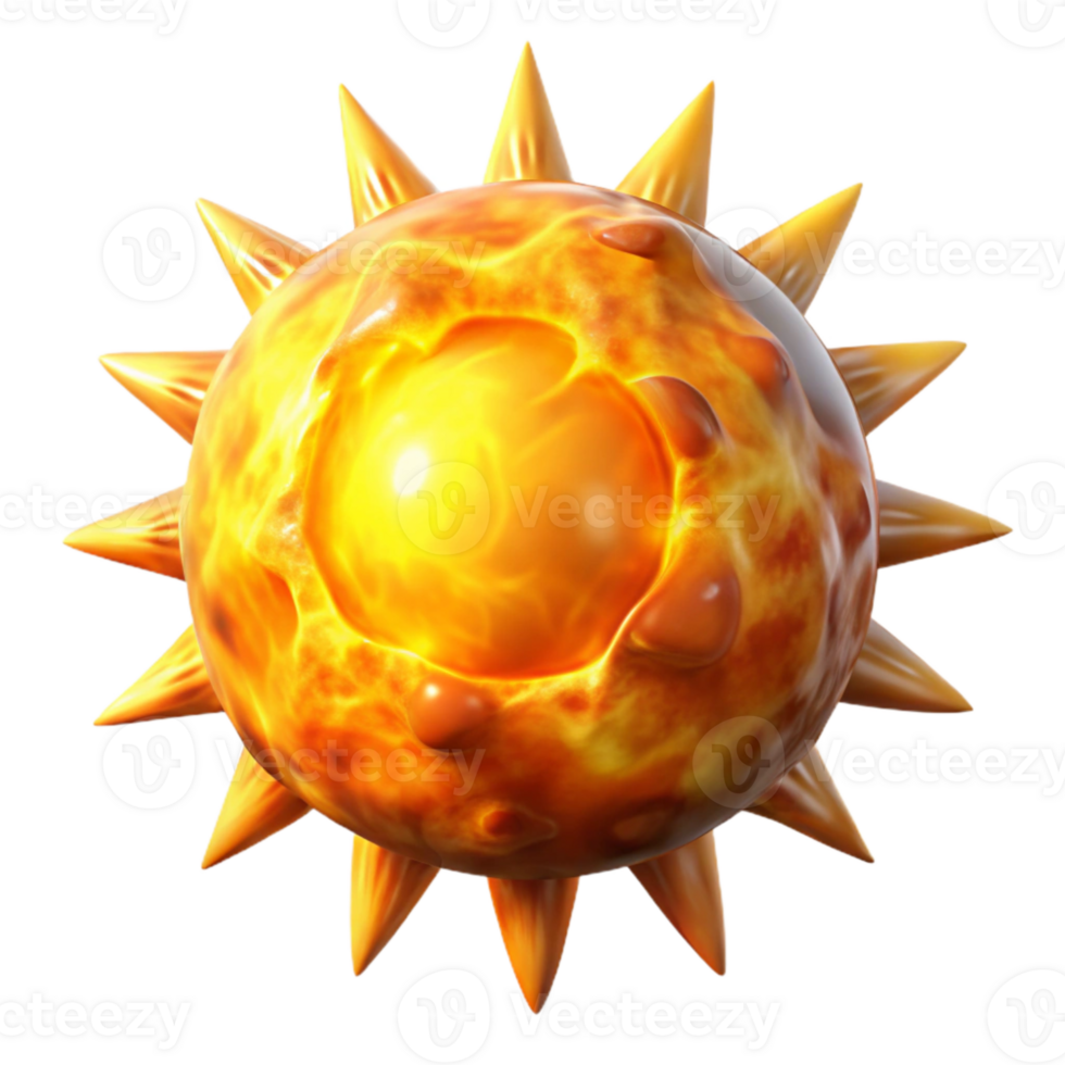 beautiful classic Solar Flare Eruption Bright Light and Energy Isolated Element high quality png