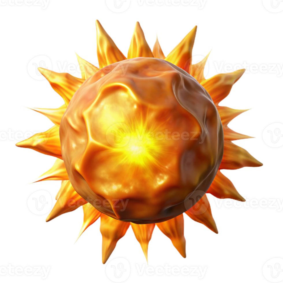 wonderful modern Solar Flare Eruption Bright Light and Energy Isolated Element exclusive png