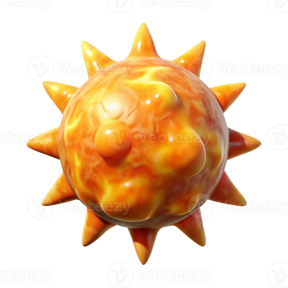 elegant creative Solar Flare Eruption Isolated with Bright Light premium png