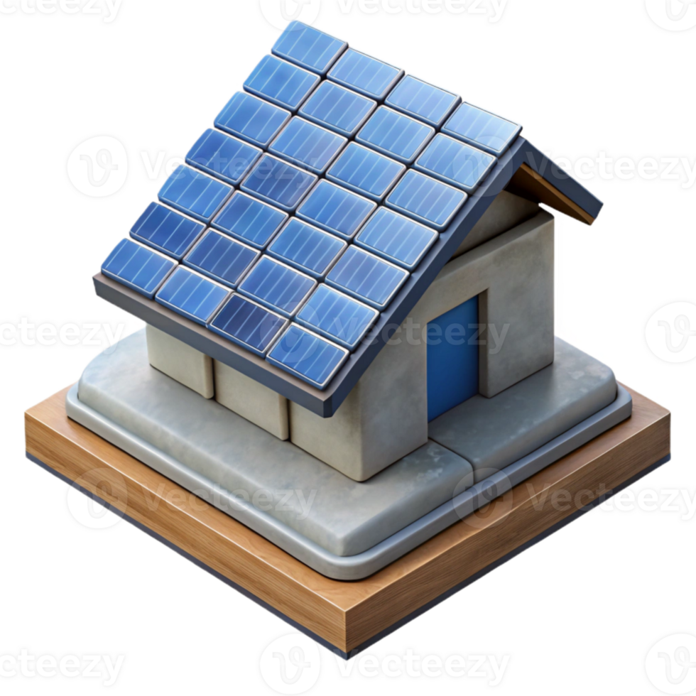 wonderful rustic Solar Panel Array on Building Roof Cutout exclusive png