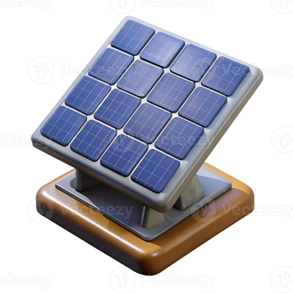 dramatic modern Solar Panel Array Top View Transparent Element exclusive png