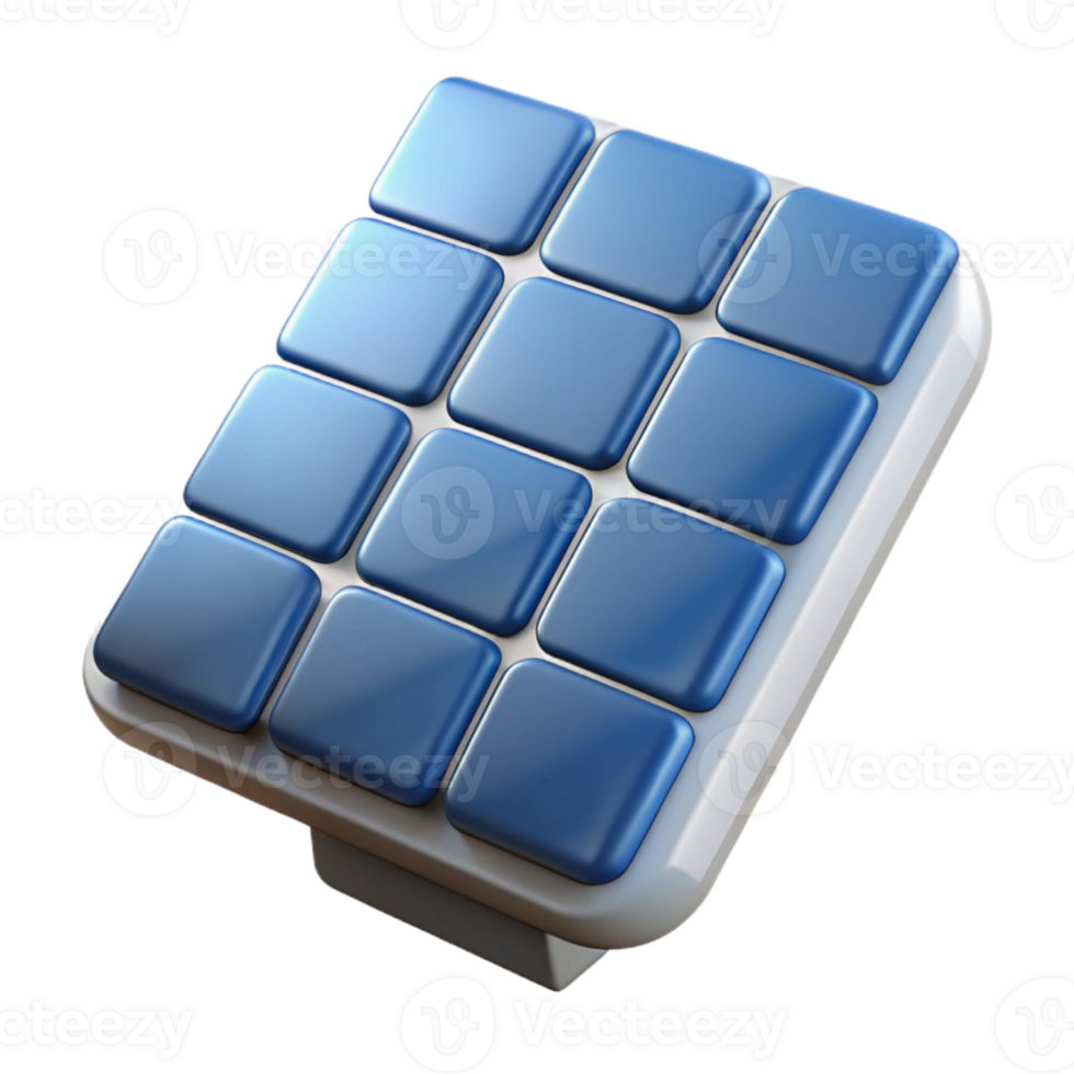 dramatic traditional Solar Panel Array Top View Transparent Element original png