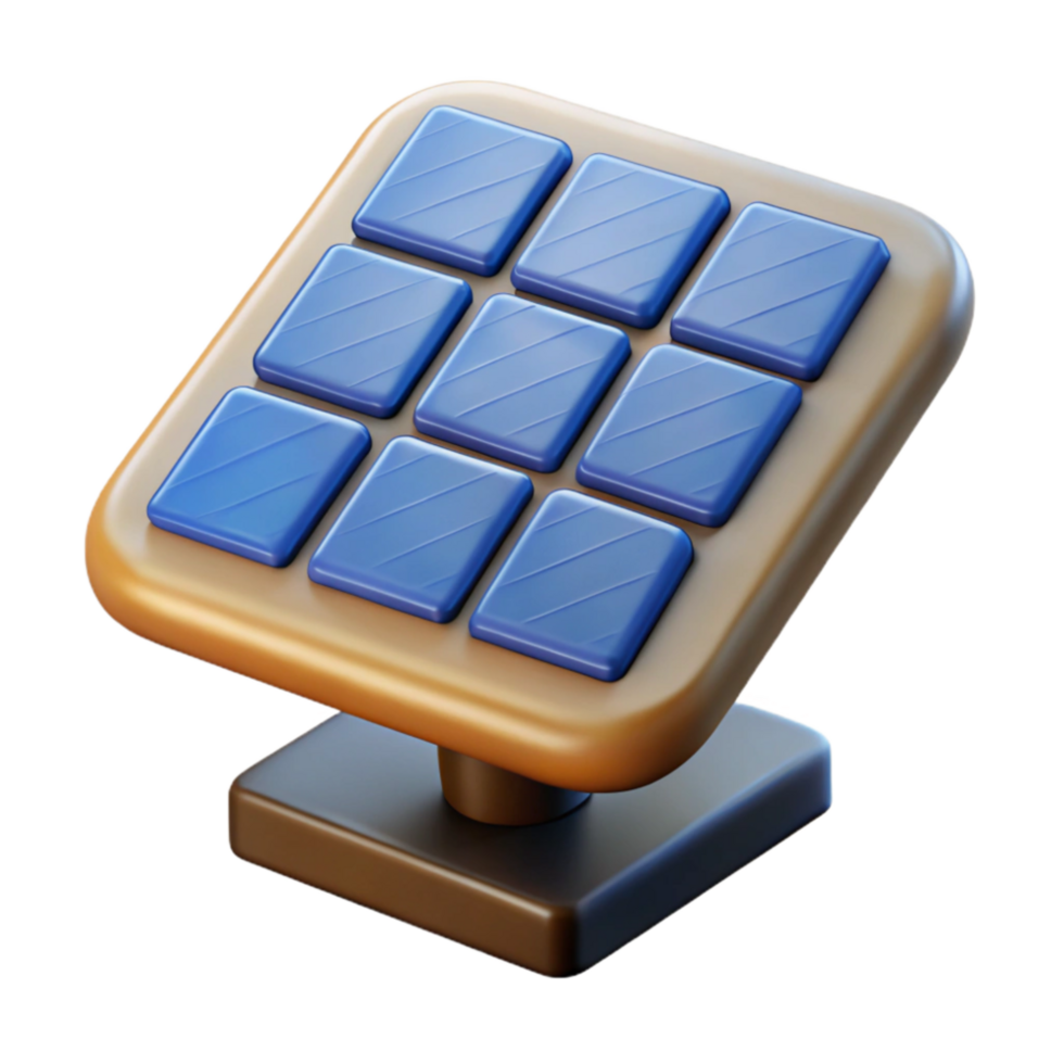 elegant traditional Solar Panel Icon Cutout png