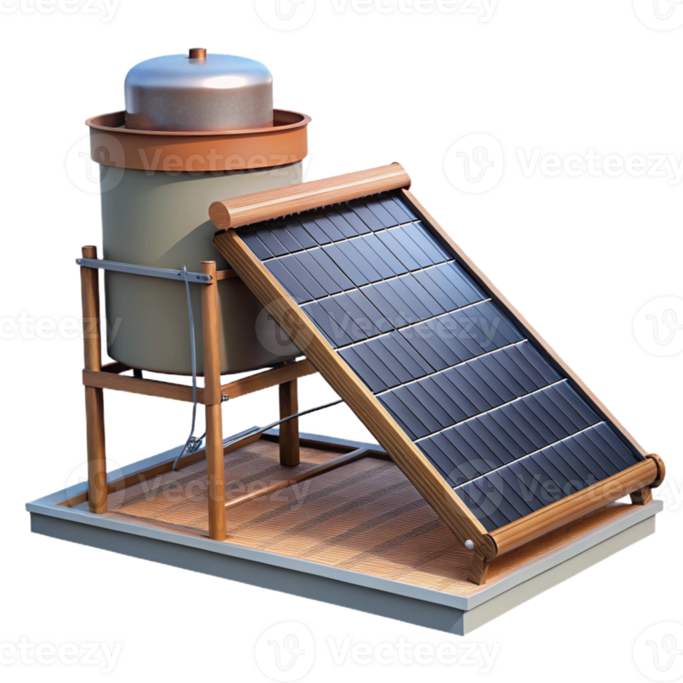 extraordinary creative Solar Water Heater Roof Installation Cutout png