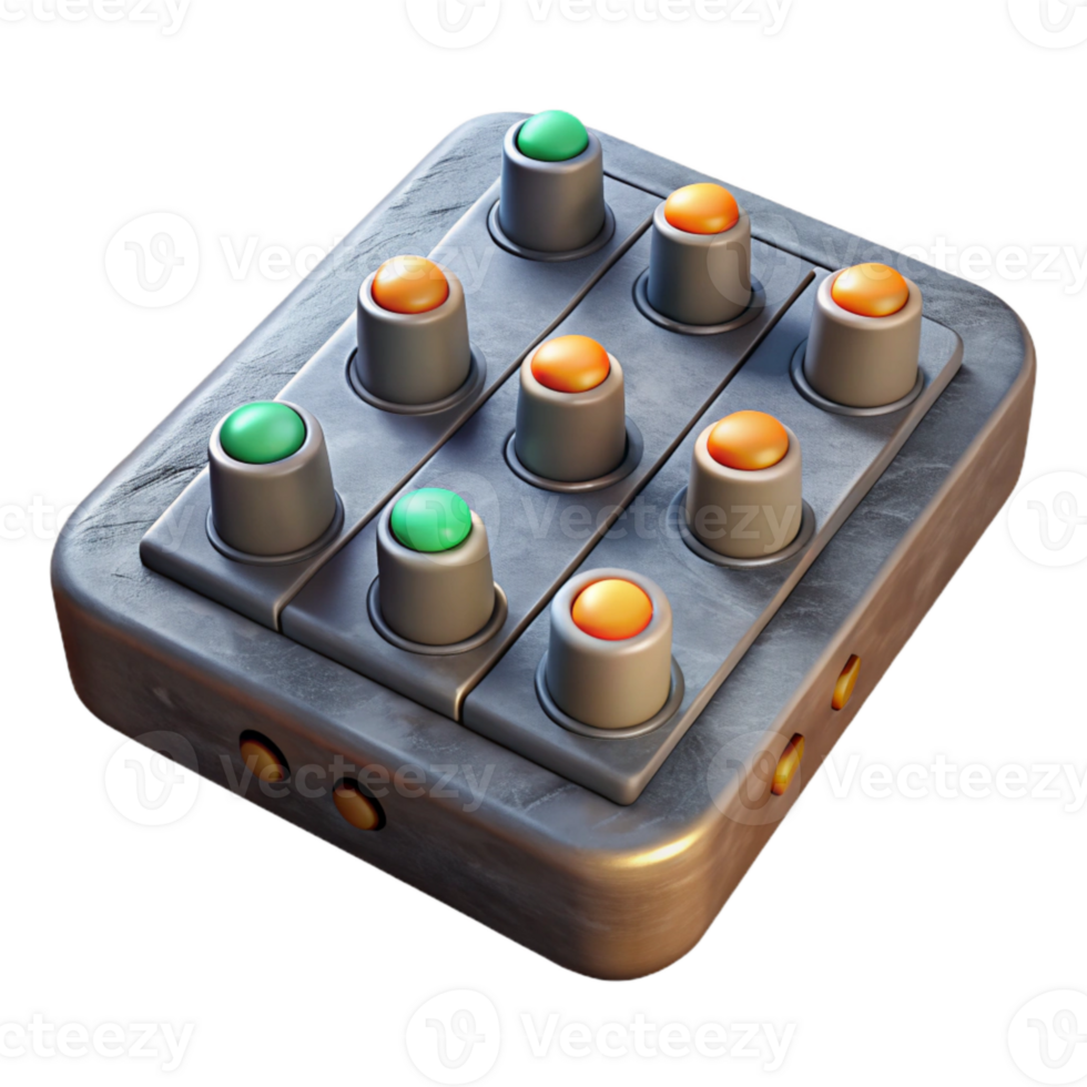 elegant contemporary Soundboard Faders and Knobs Cutout Transparent Background detailed png