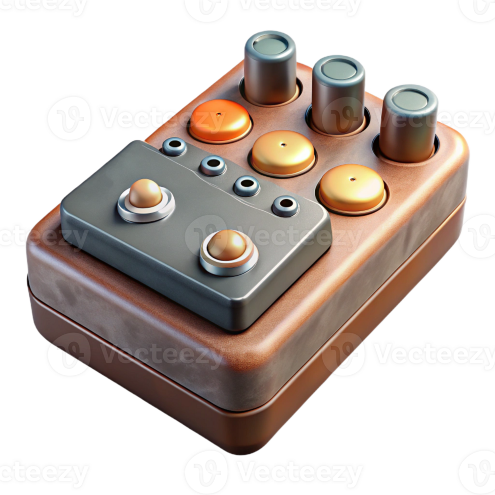 stunning artistic Sound Effects Pedalboard Angled View Transparent authentic png