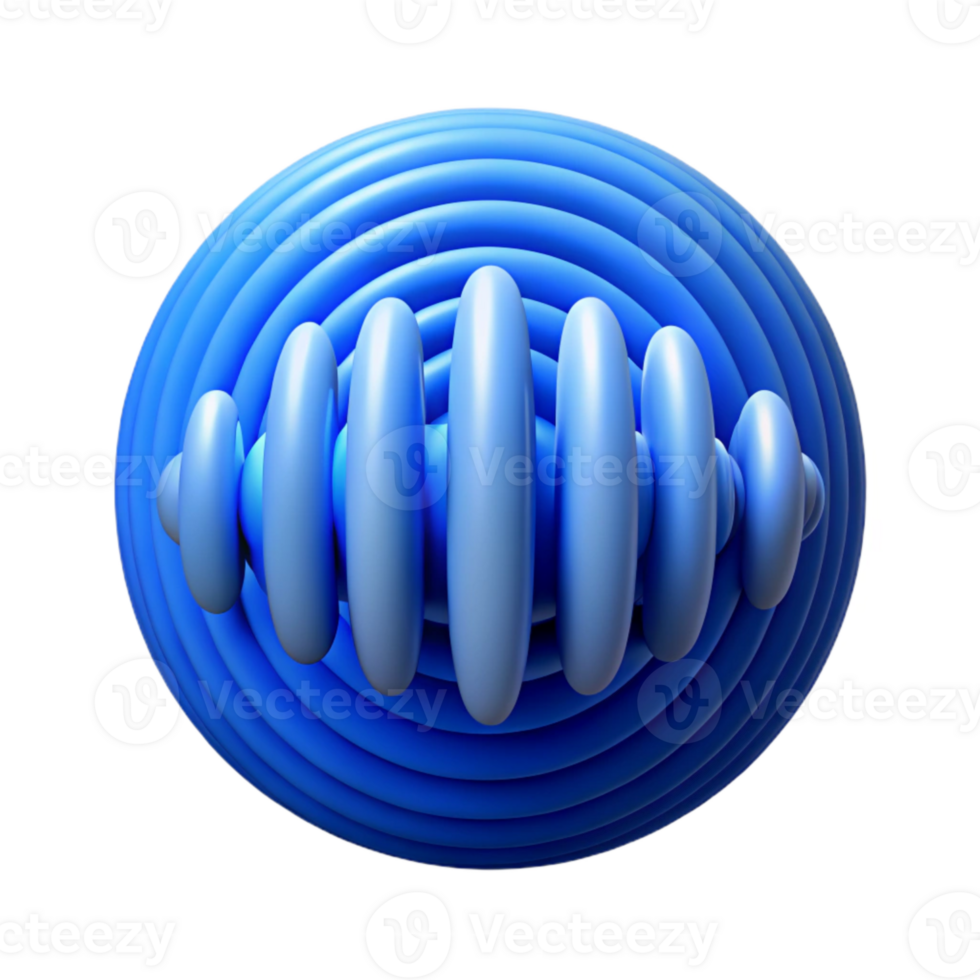stunning minimalist Sound Wave Circular Pattern Isolated Element professional png