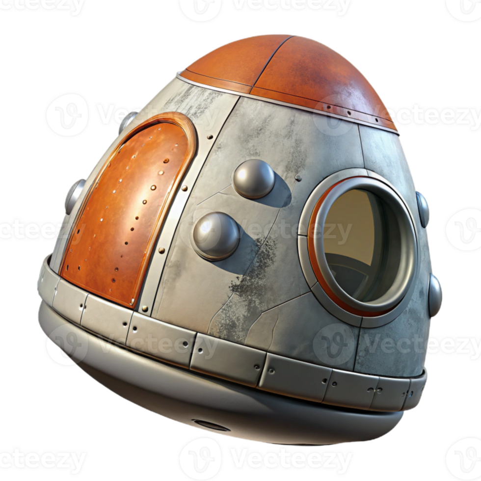 wonderful modern Space Capsule Heat Shield Ablation Transparent Background detailed png