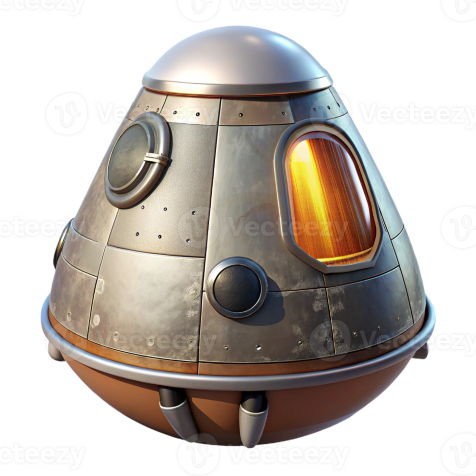 wonderful contemporary Space Capsule Heat Shield Ablation Transparent Background high resolution png