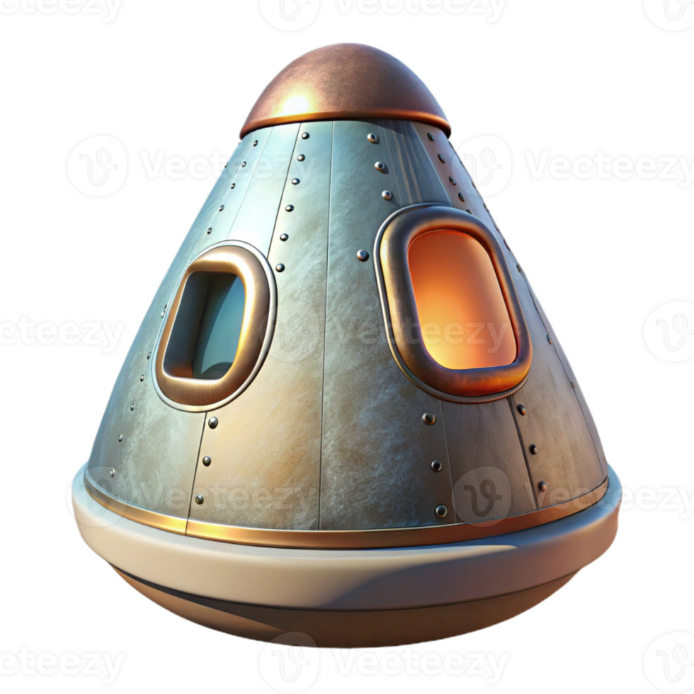 magnificent creative Space Capsule Heat Shield Ablation Transparent Background authentic png