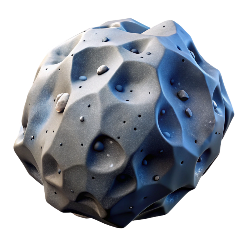 serene rustic Space Debris Fragment Irregular Shape Isolated Element png