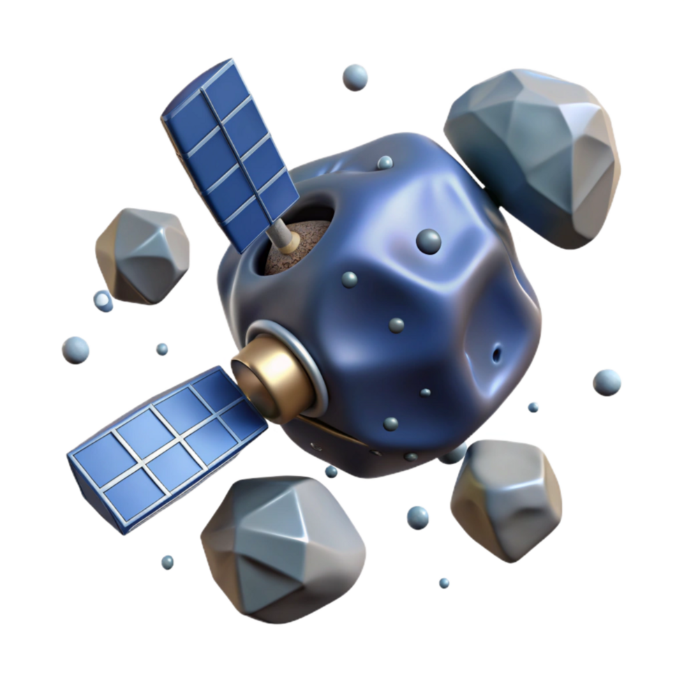 magnificent rustic Space Debris Satellite Fragment Isolated Graphic exclusive png