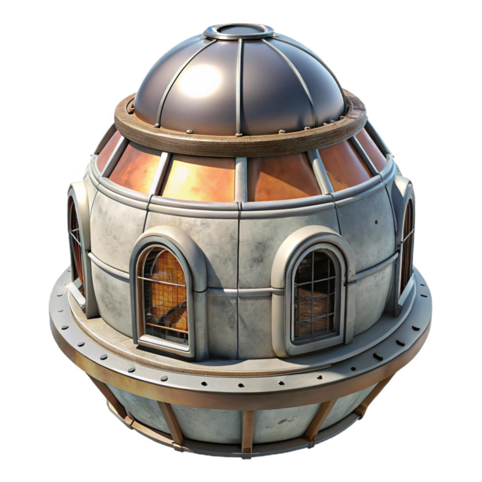beautiful classic Space Station Cupola Observation Module Cutout with Panoramic View detailed png