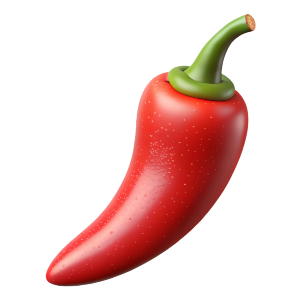 beautiful rustic Spicy Chili Pepper Close Up Isolated high quality png
