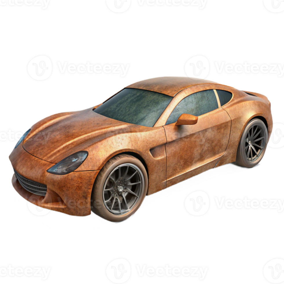 beautiful rustic Sports Car Side View Cutout exclusive png