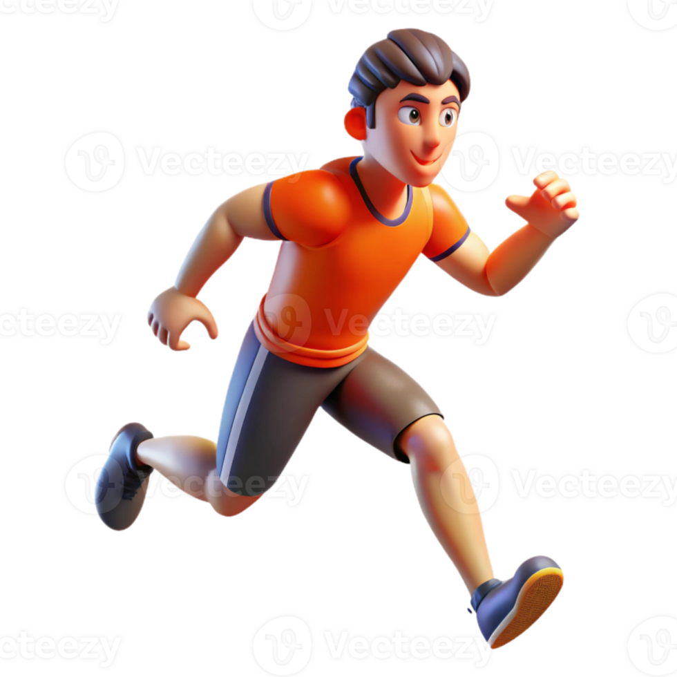 elegant contemporary Sports Photography Action Shot Blurred Motion Transparent Background premium png