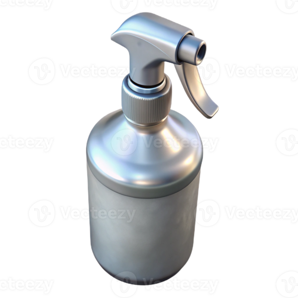 vibrant traditional Spray Bottle Clear Empty Cutout Element authentic png