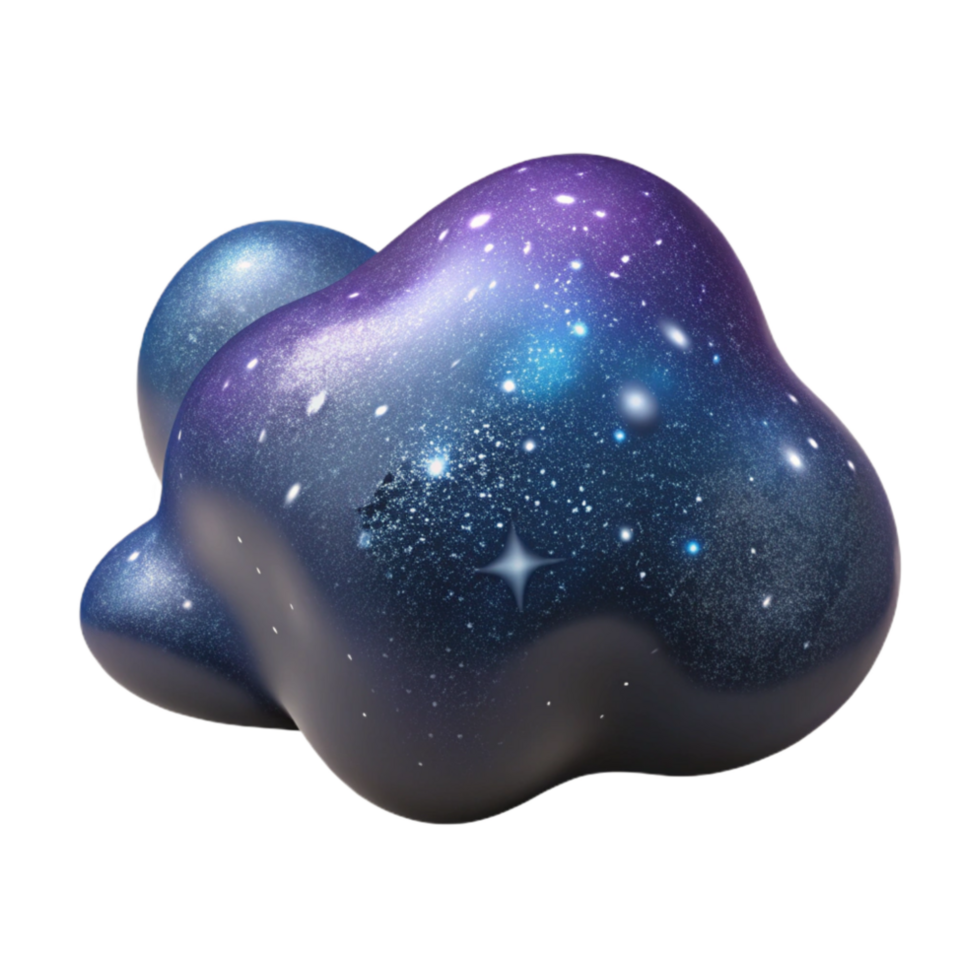 wonderful vintage Starry Night Sky Milky Way Isolated professional png