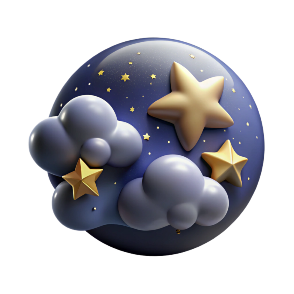 magnificent contemporary Starry Night Sky Twinkling Stars Celestial Scene Cutout original png