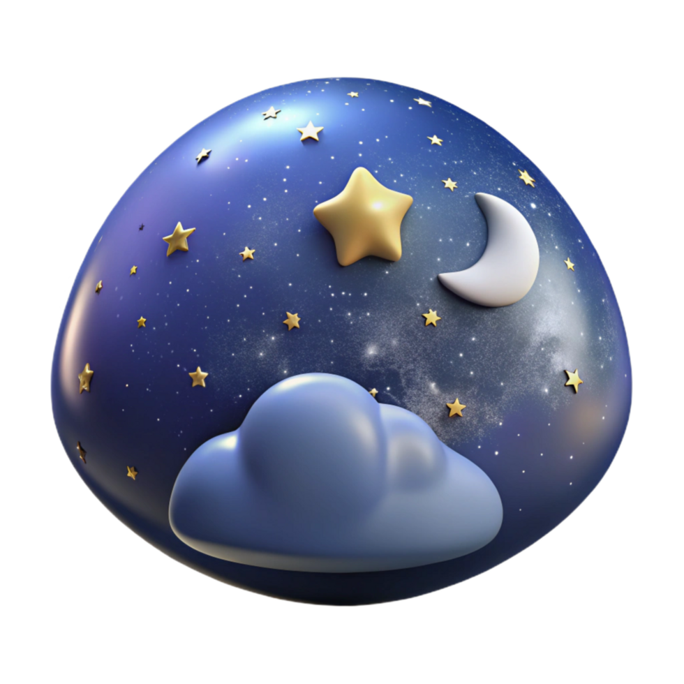 beautiful classic Starry Night Sky Scenic View Transparent exclusive png