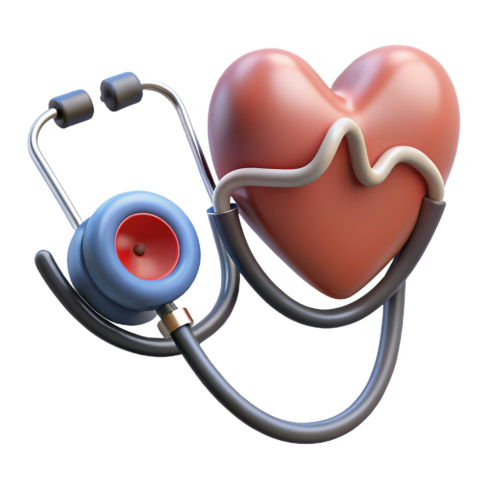 magnificent abstract Stethoscope and Heartbeat Monitor Medical Equipment Cutout original png