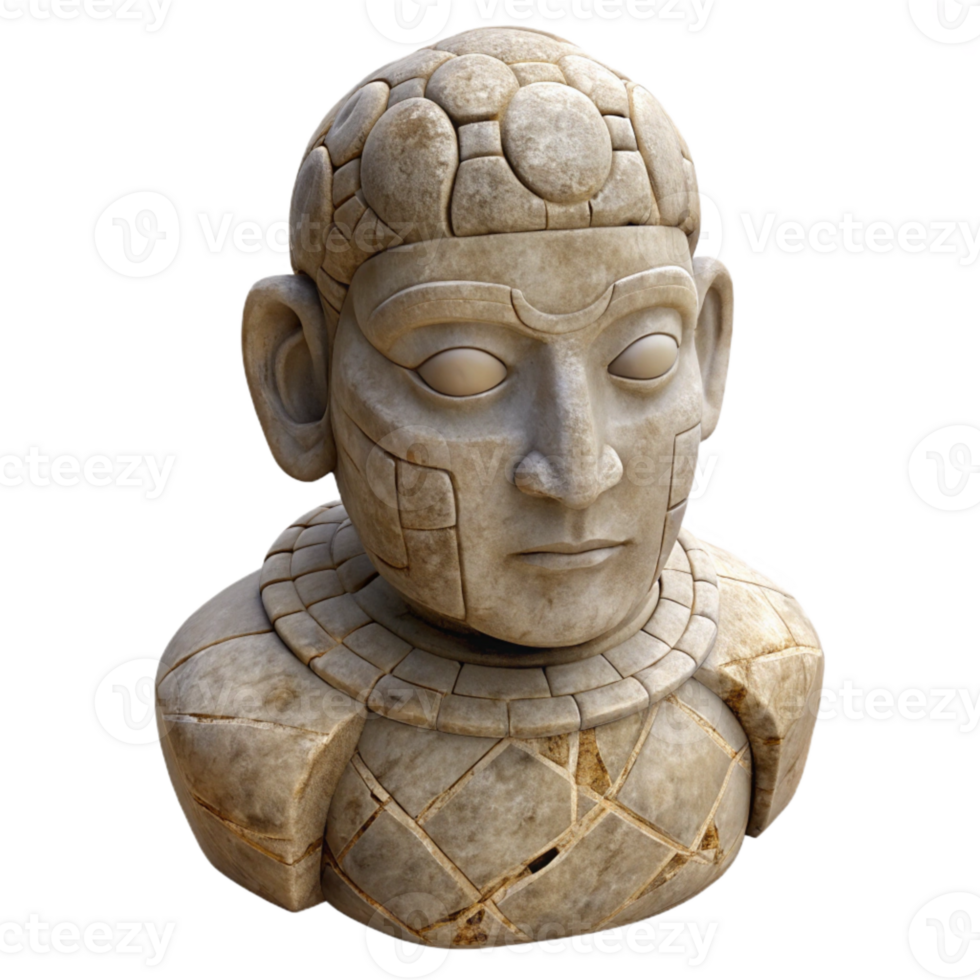 beautiful classic Stone Sculpture with Ancient Inspiration Transparent Background authentic png