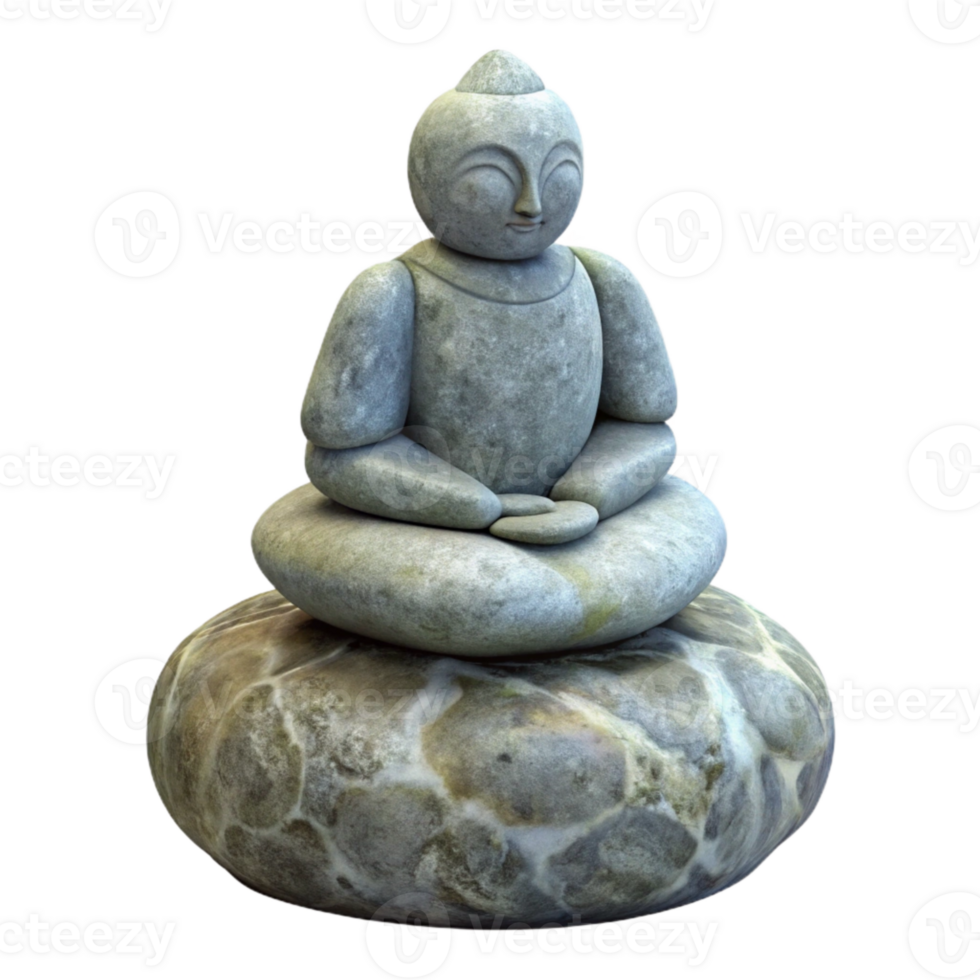 extraordinary rustic Stone Sculpture with Spiritual Meaning Transparent Background exclusive png